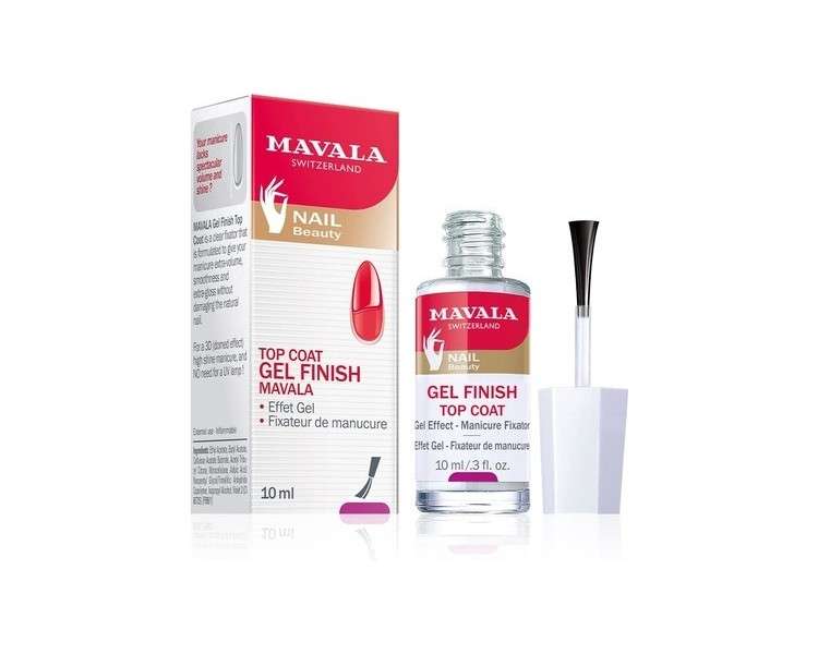 Mavala Top Coat Gel Finish Nail Polish 10ml