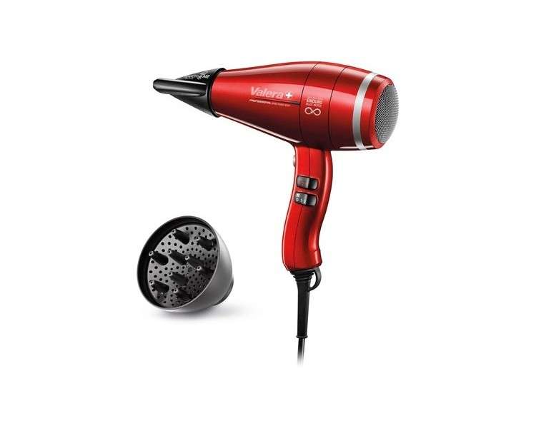 Valera Swiss Power4ever eQ Professional Ionic Hair Dryer with Sanify Air Purification 2400W Red