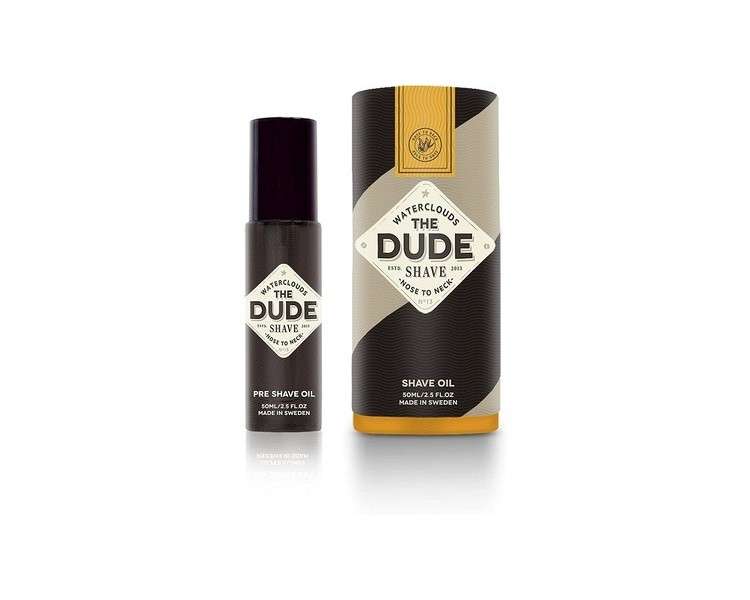 The Dude Shave Oil From Nose to Neck 50ml - Made in Sweden