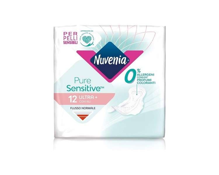 Nuvenia Pure Sensitive Ultra Absorbent with Wings