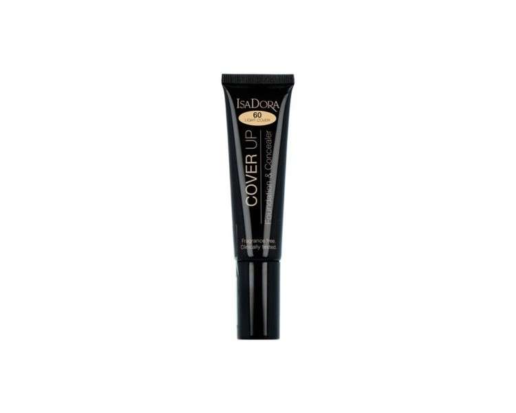 IsaDora Cover Up Foundation and Concealer 60 Light Cover 35ml