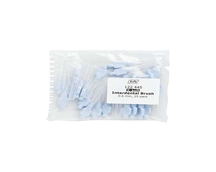 TePe Interdental Brushes X-Soft 0.6mm 25 Pieces