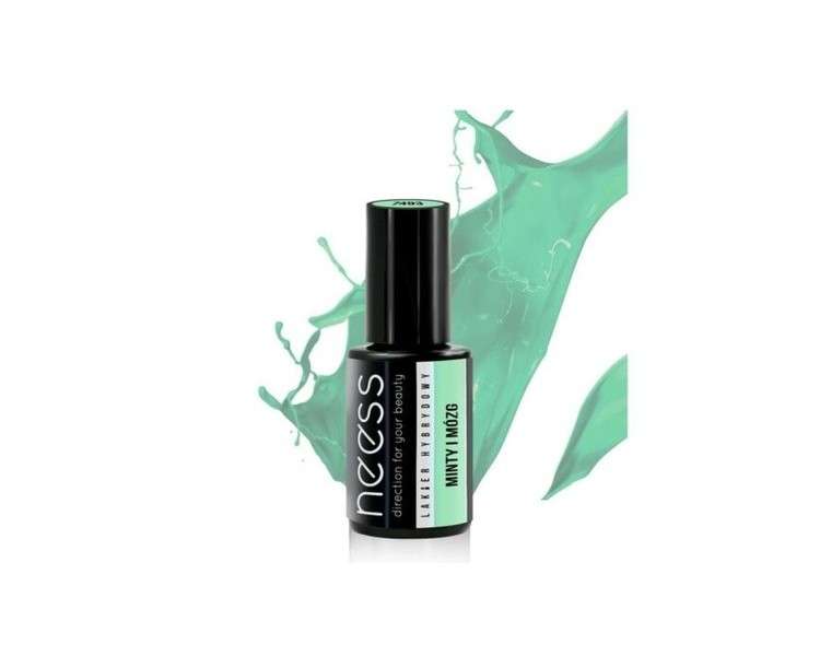 NEESS Hybrid Nail Polish 7493 Mint and Brain 4ml