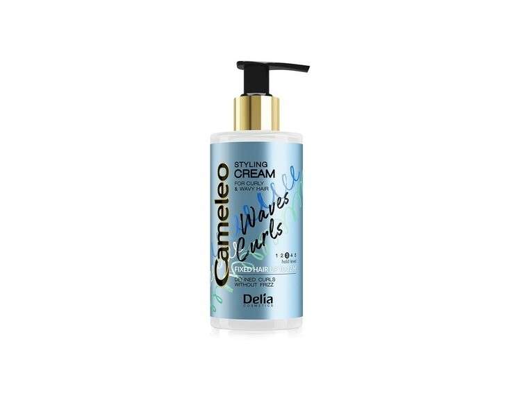 Cameleo Keratin Hair Care Line for Curly and Wavy Hair 150ml Styling Cream