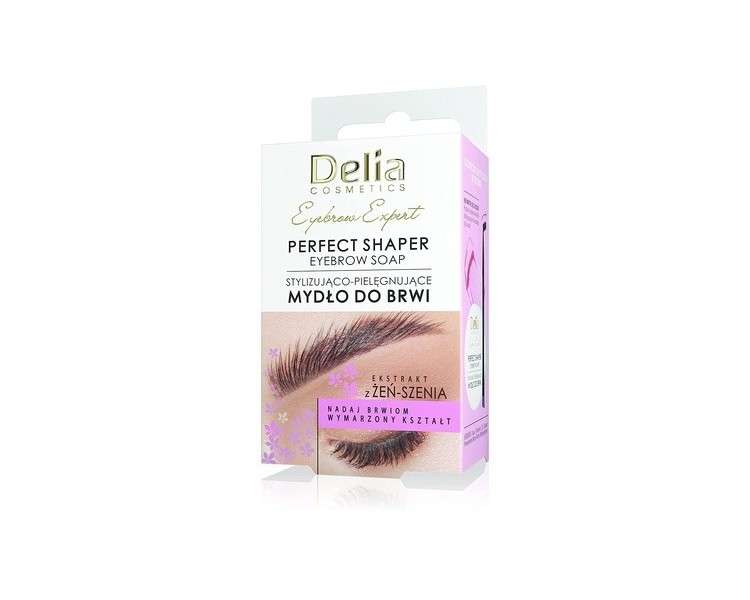 Delia Cosmetics Eyebrow Expert Styling Soap with Ginseng Extract 10ml - Set