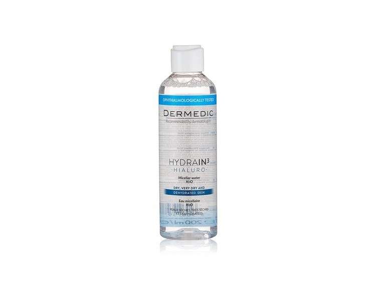 DERMEDIC HYDRAIN 3 HIALURO Micellar Water H2O 200ml