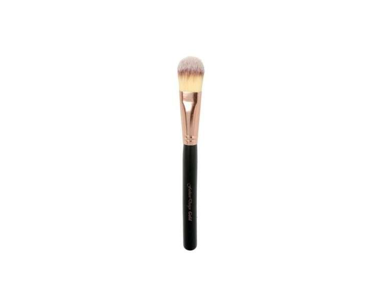 Top Choice Fashion Design Gold Foundation Brush 1pc