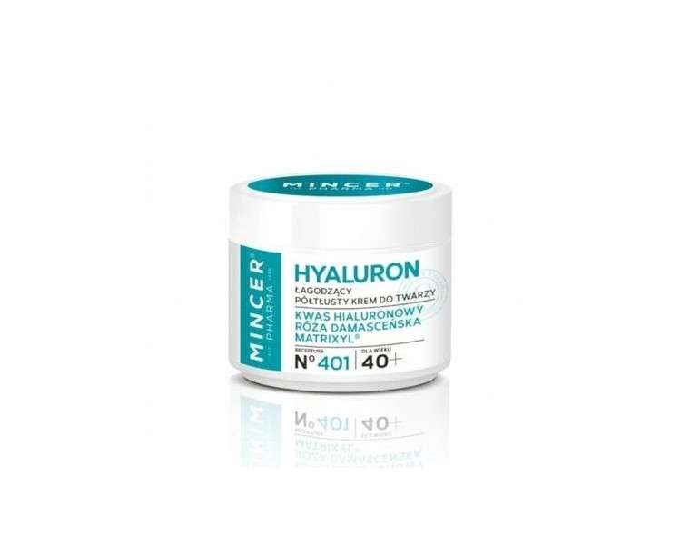 Mincer Pharma Hyaluron Soothing Semi-Fat Face Cream