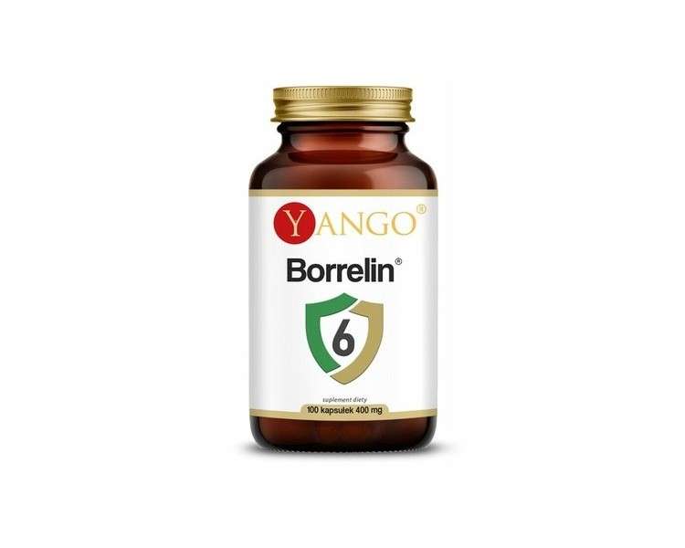 YANGO Borrelin 6 Lyme Borreliosis Support 100 Vegan Capsules
