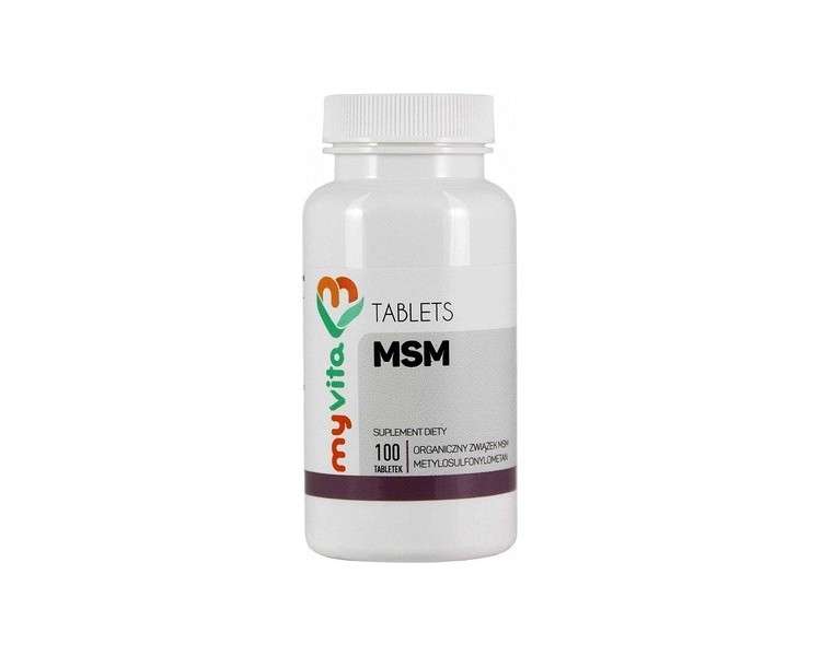 MyVita MSM Organic Sulfur Compound Powder 100g