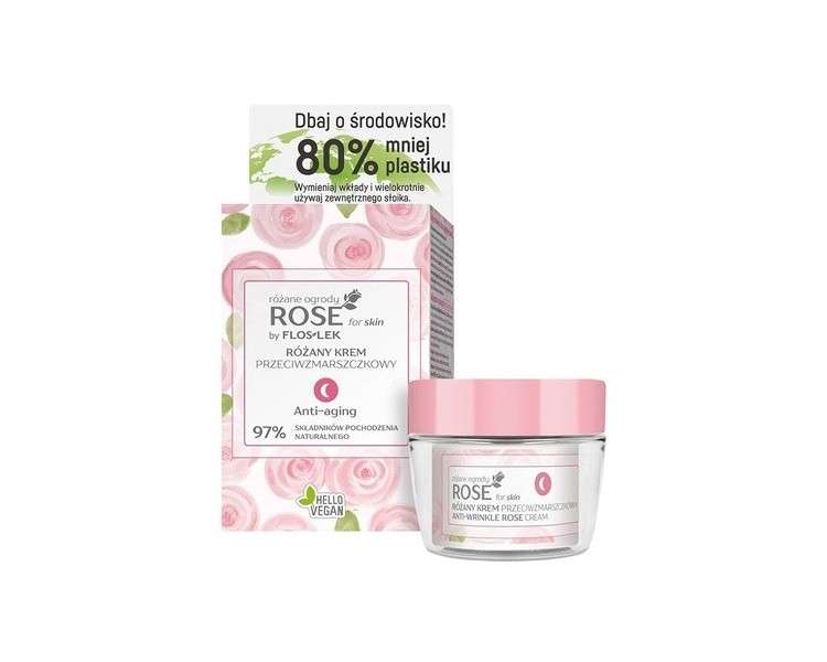 Floslek Rose Night Anti-Wrinkle Cream