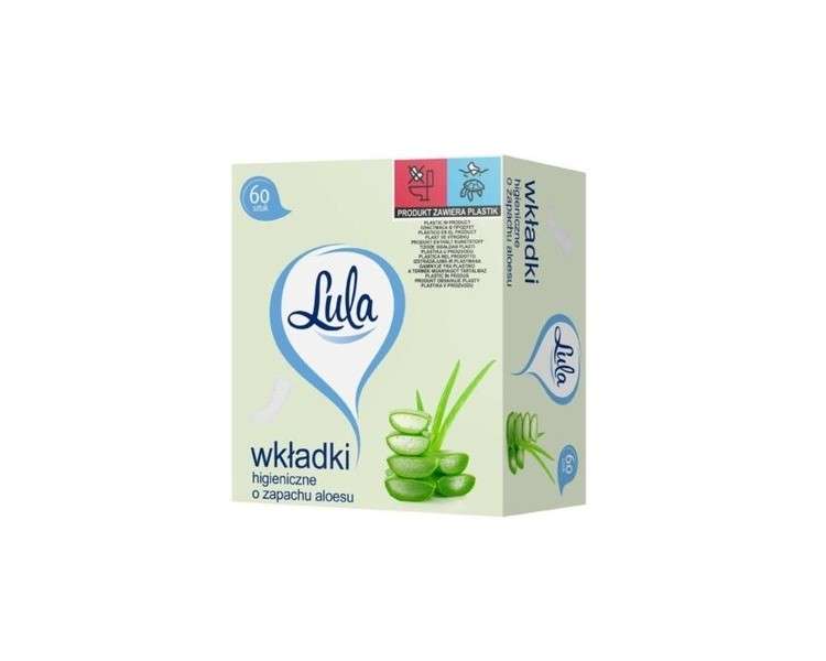 LULA Aloe Vera Scented Sanitary Pads 60pcs