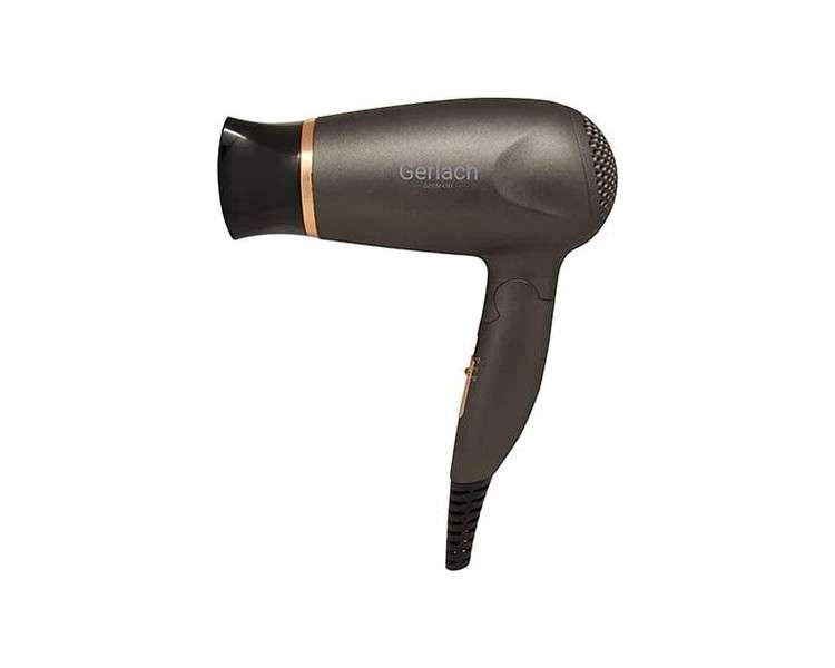 GERLACH GL 2261 Hair Dryer 1200W with 2 Blower Speeds and 2 Temperature Settings - Includes Air Diffuser and Foldable Handle