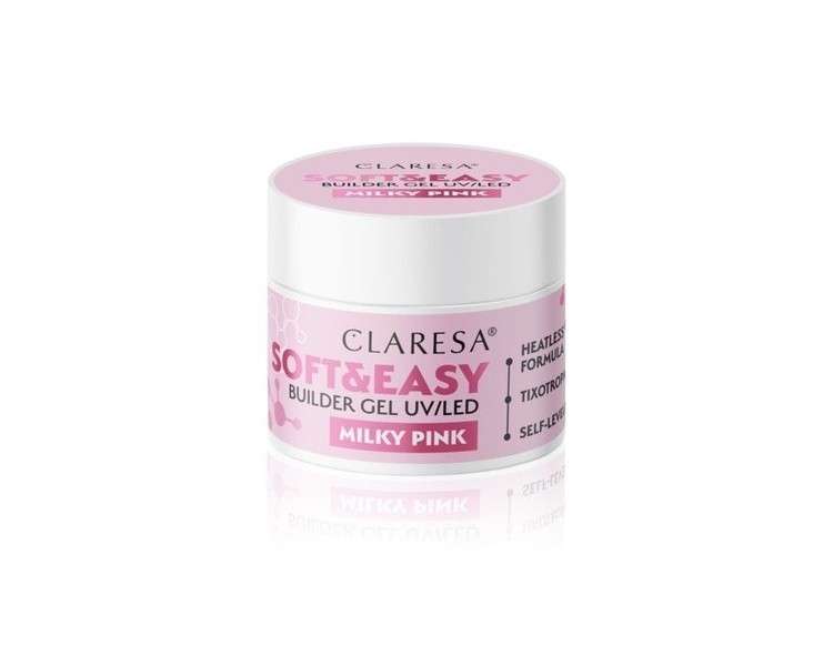 Claresa Builder Gel Soft & Easy Milky Pink 45g