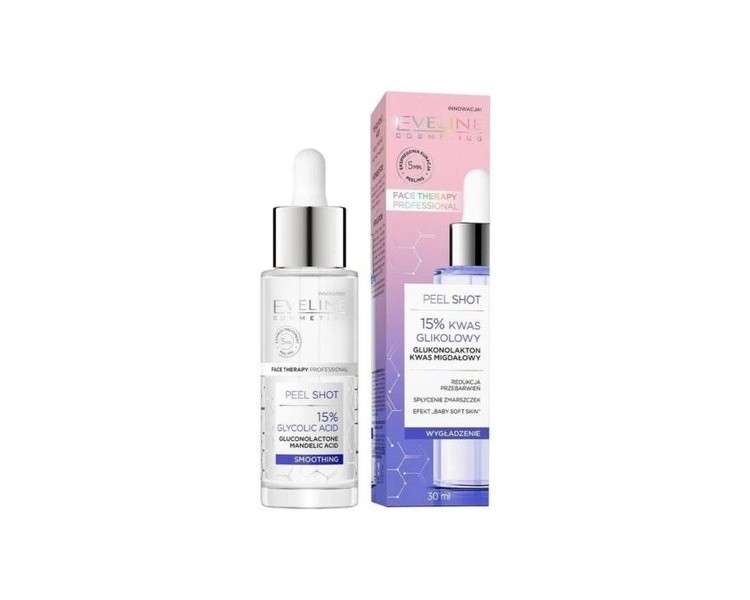 Eveline Face Therapy Peel Shot Smoothing Treatment with 15% Glycolic Acid 30ml