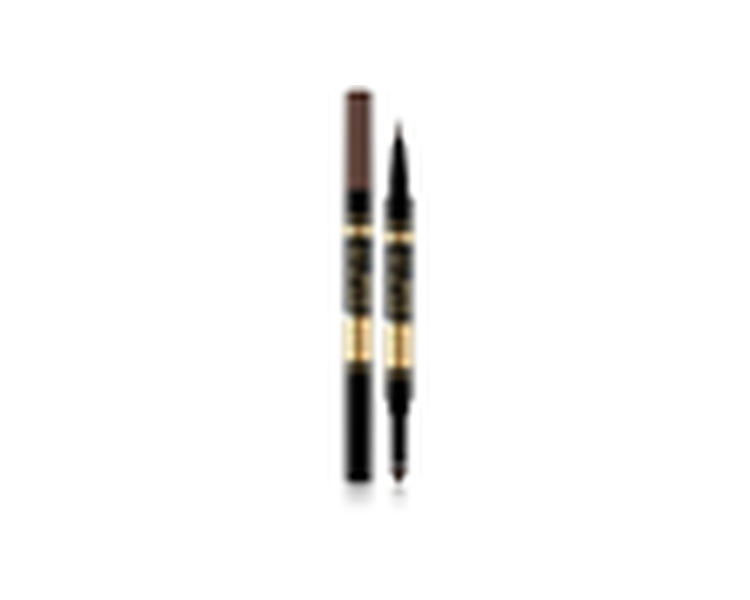 Eveline Brow Art Duo 2 in 1 Pen and Filling Powder Waterproof and Vegan 03 Dark