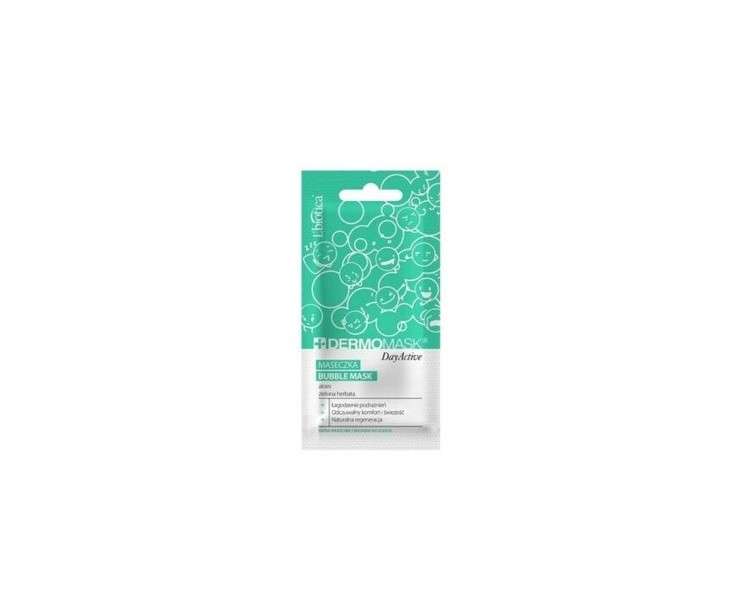 L'BIOTICA Dermomask Day Active Bubble Face Mask with Aloe and Green Tea