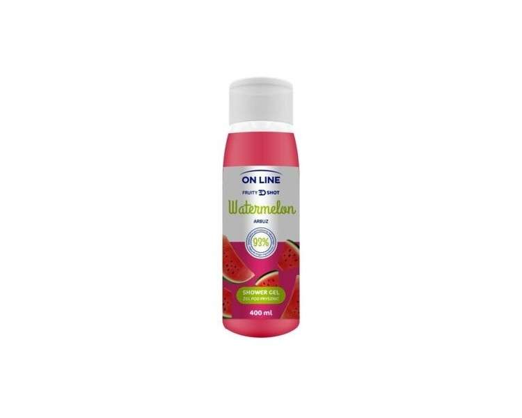 On Line Fruity Shot Watermelon Shower Gel 400ml