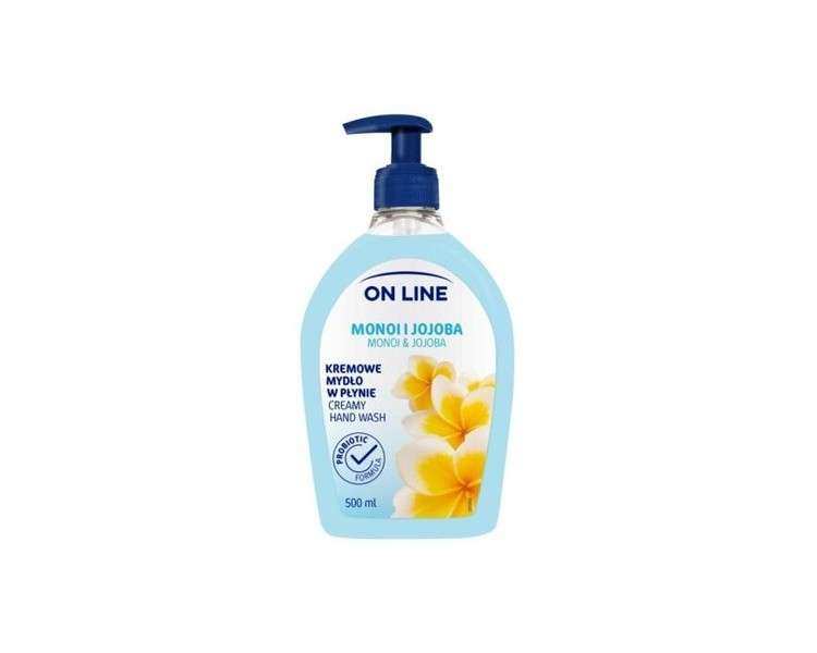 On Line Monoi & Jojoba Creamy Liquid Soap 500ml Dispenser