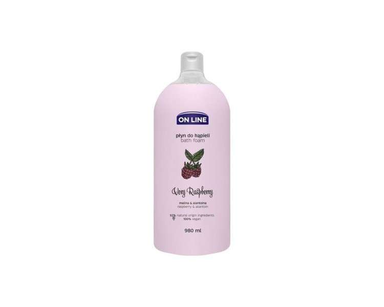 On Line Very Raspberry Bath Lotion 980ml