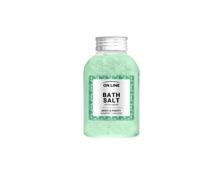 On Line Spicy-Fruity Green Bath Salt 600g