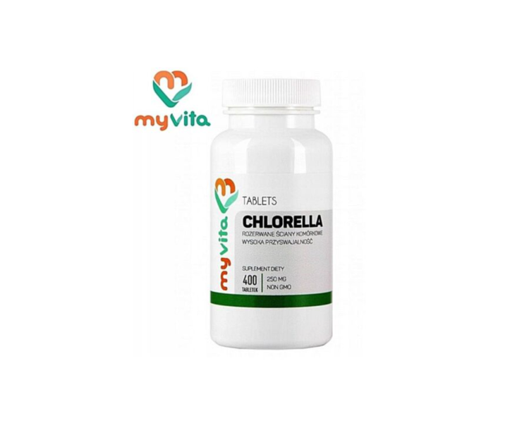 MyVita Chlorella Vulgaris 250mg 400 Tablets