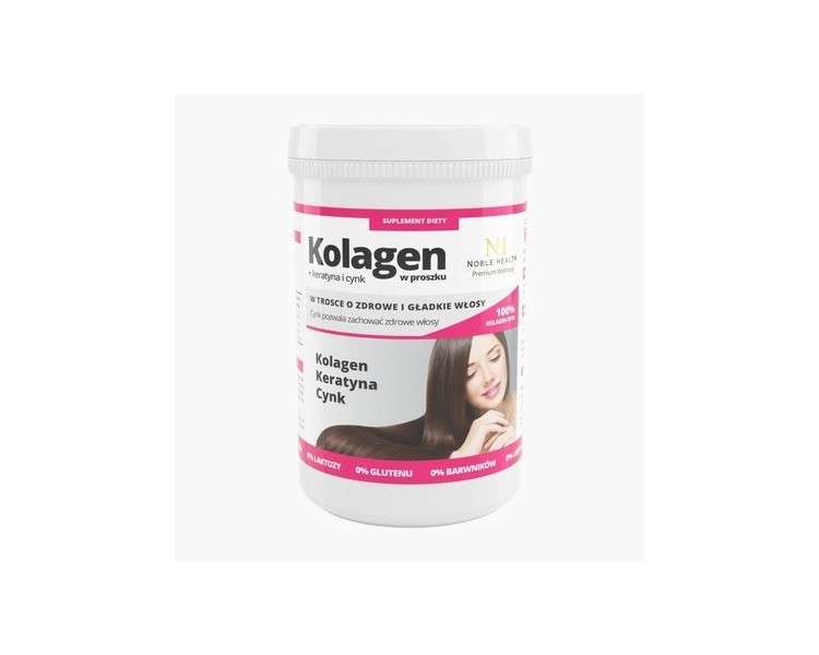 EDLE HEALTH Collagen + Keratin and Zinc for Healthy and Smooth Hair 100g