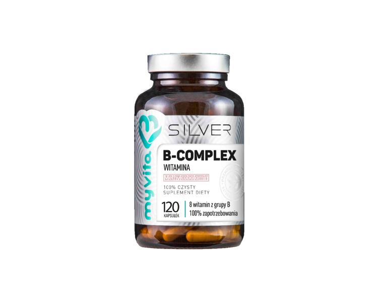 MyVita Silver Vitamin B-Complex 100% 120 Capsules