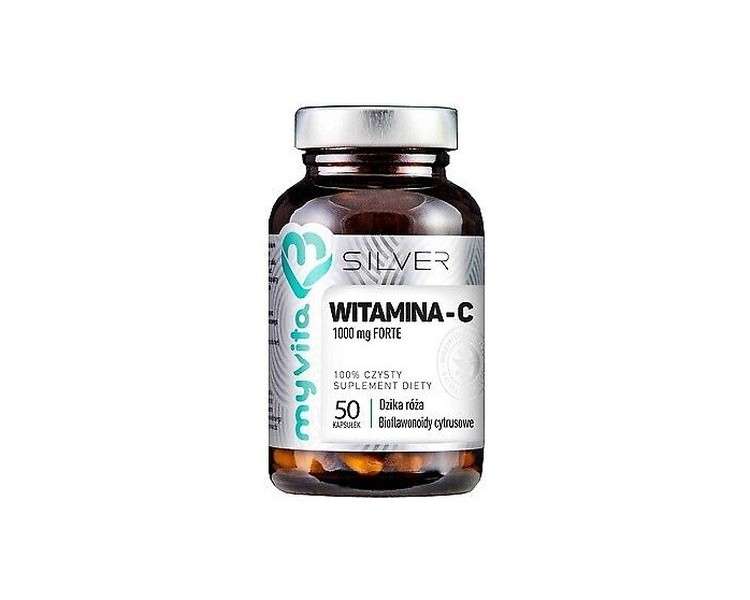 MyVita Silver Vitamin C 1000mg Forte 50 Capsules