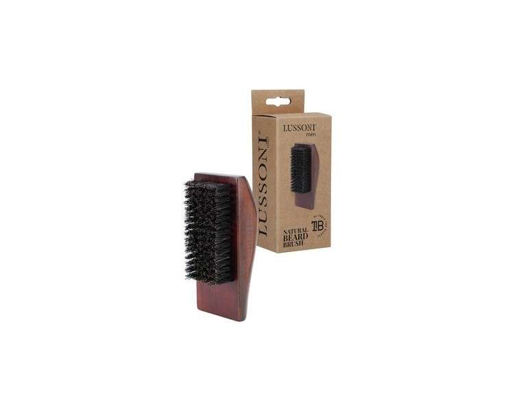 Lussoni Men Natural Square Beard Brush