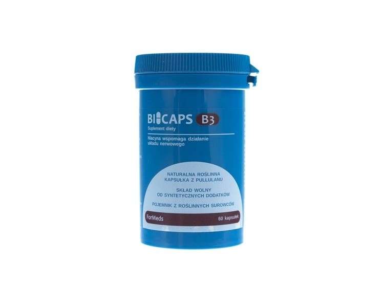 Formeds Bicaps B3 Niacin Supplement 60 Capsules