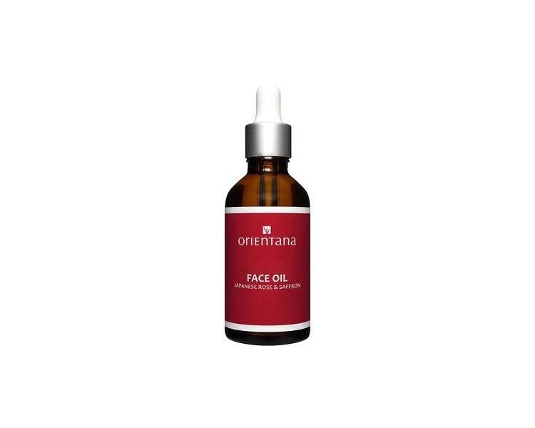 Orientana Natural Face Oil Japanese Rose & Saffron with Vitamins A, C & E 55ml