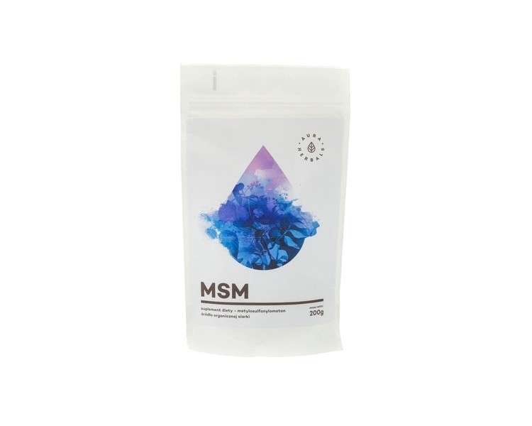 Aura Herbals Organic Sulfur Compound (MSM) Powder 200g