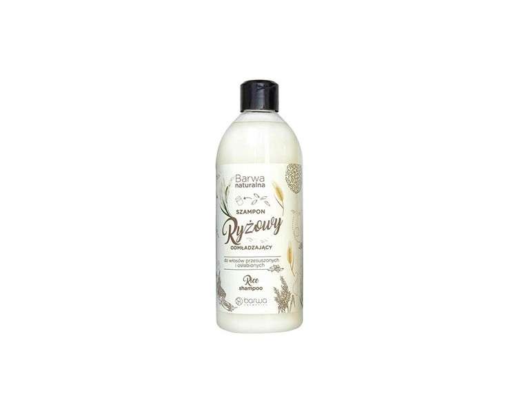 Barwa Rice Hair Shampoo 500ml - Professional Shampoo with Natural Ingredients