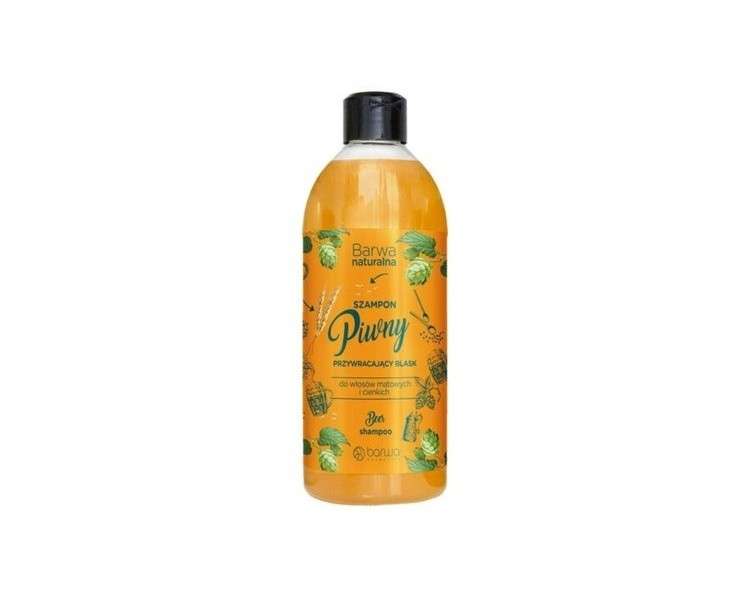 BARWA Natural Beer Shampoo for Restoring Shine