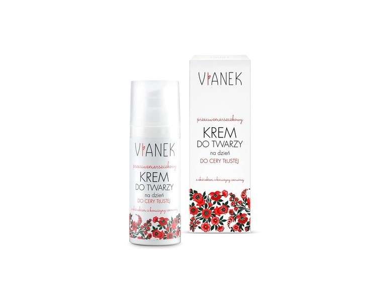 Vianek Anti-Wrinkle Face Cream for Oily Skin 50ml