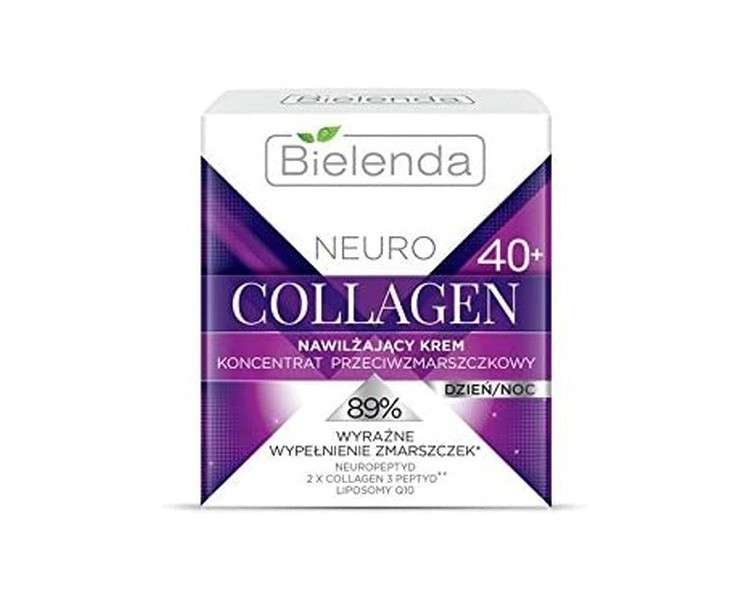 Bielenda Neuro Collagen Moisturising Anti Wrinkle Cream Concentrate 40+ Day Night 50ml