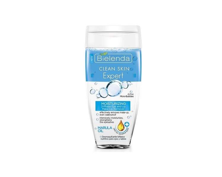 Bielenda Moisturizing Eye and Lip Make-Up Remover with Marula Oil 150ml