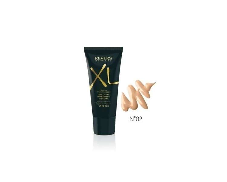 REVERS XL Natural Mineral Foundation 02 Beige 30ml