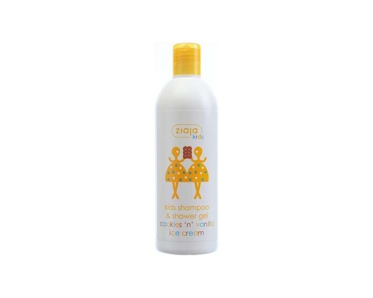 Ziaja Kids Cookies 'N' Vanilla Ice Cream Shampoo and Shower Gel 400ml