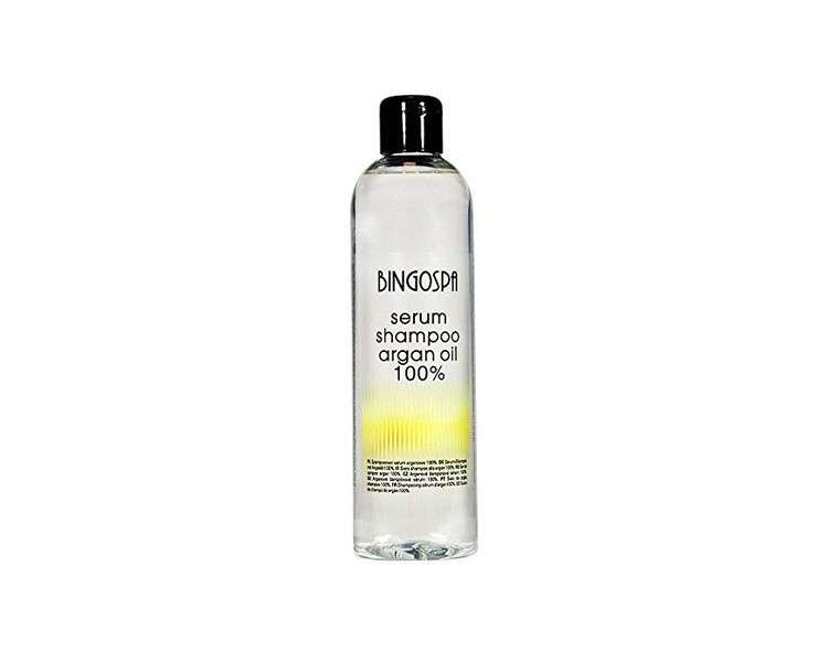 BINGOSPA Argan Serum Shampoo for Weak, Damaged, and Oily Hair 300ml