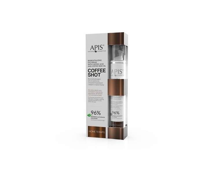 Apis Coffee Shot Biorevitalizing Eye Serum with Coffee Acid and Coffee Seed Oil 10ml