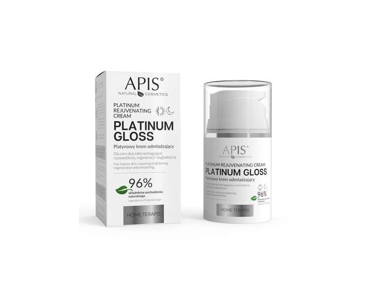 Apis Platinum Gloss Rejuvenating Face Cream Day Night 50ml