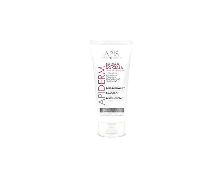 APIS APIDERM Body Balm with Tarabaum, Oat, Flax, Aloe, Vitamin A and E, D-Panthenol and Allantoin 200ml