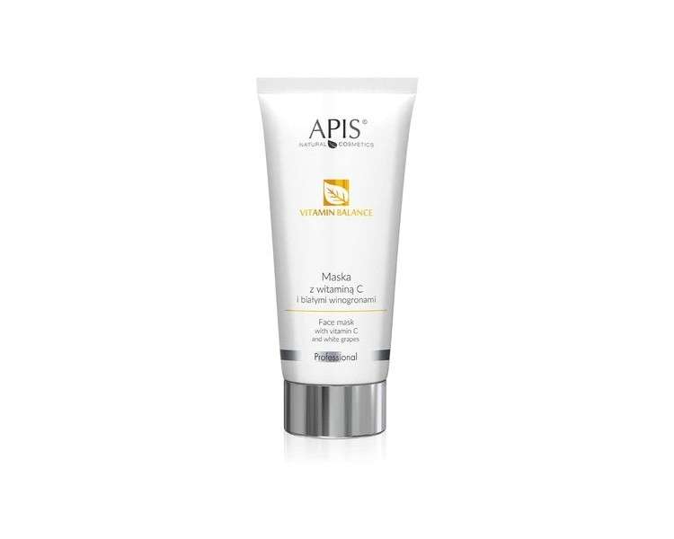 Apis Professional Vitamin Balance Face Mask with Vitamin C and White Grapes 200ml