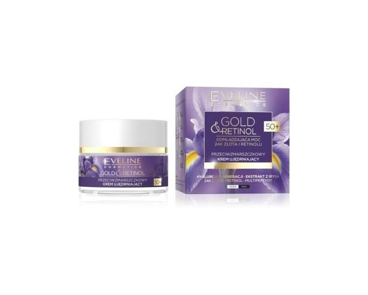 Eveline Gold & Retinol 50+ Anti-Wrinkle Firming Day and Night Cream