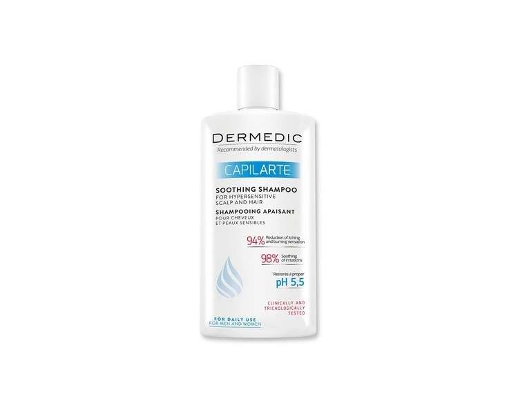 DERMEDIC CAPILARTE Soothing Shampoo for Hair and Sensitive Scalp 300ml