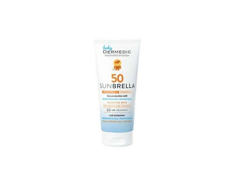 DermEdic Baby Sunbrella Protective Milk SPF50 for Children from 1 Month 100g