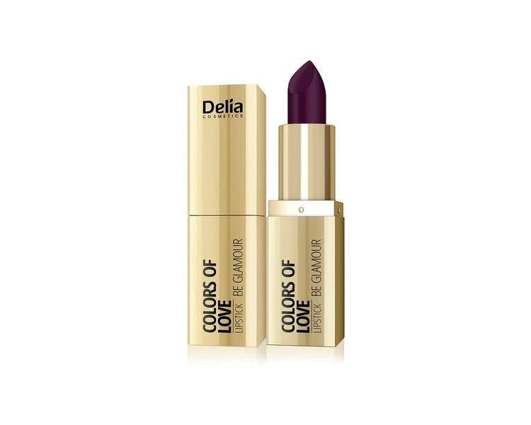 Delia Cosmetics Colors of Love Creamy Lipstick Stick Sweet Plum Gloss Lips Long-Lasting Effect 4g