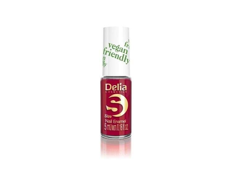 Delia Cosmetics Vegan Friendly Nail Polish Size S No. 213 Red Velvet 5ml